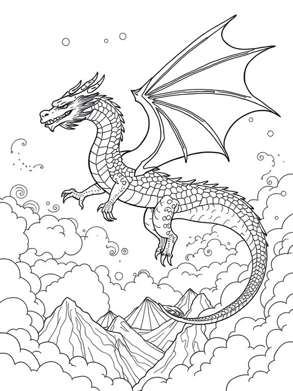 artistic representation of dragon