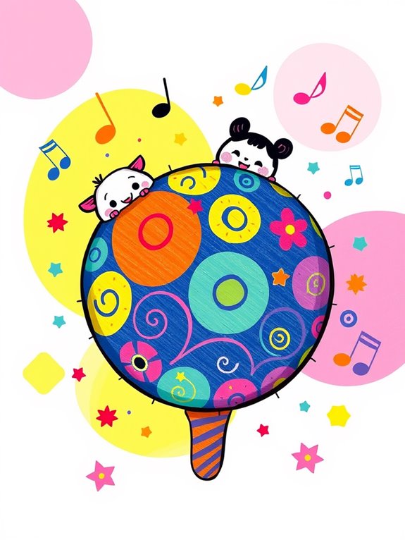 colorful playful musical instrument