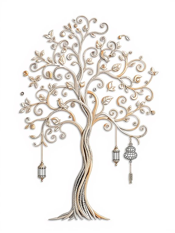 continuous line metal art