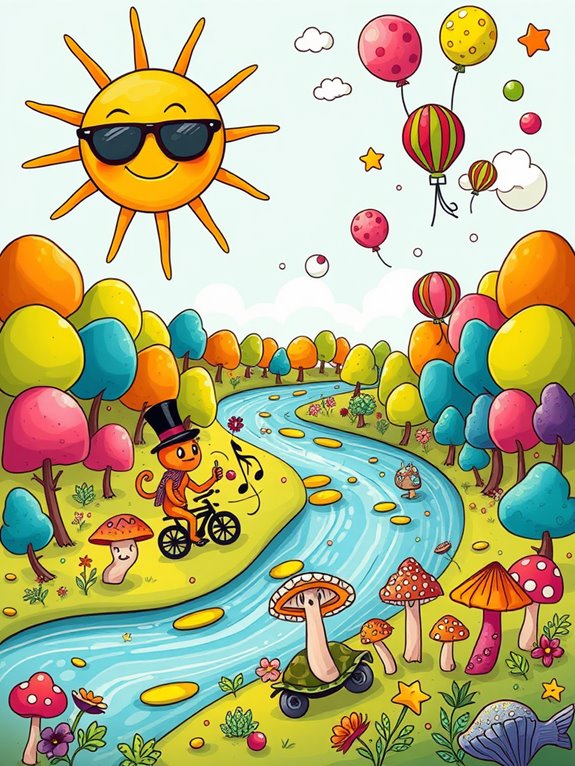 creative and playful doodles