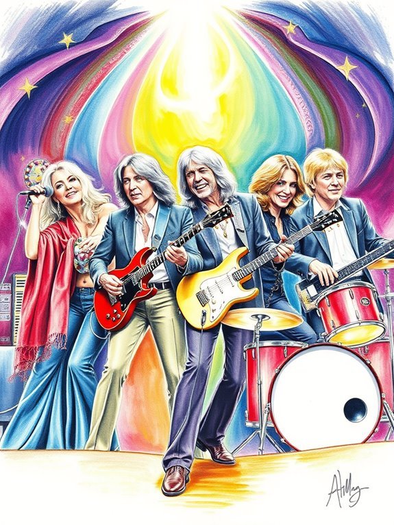 fleetwood mac art illustration