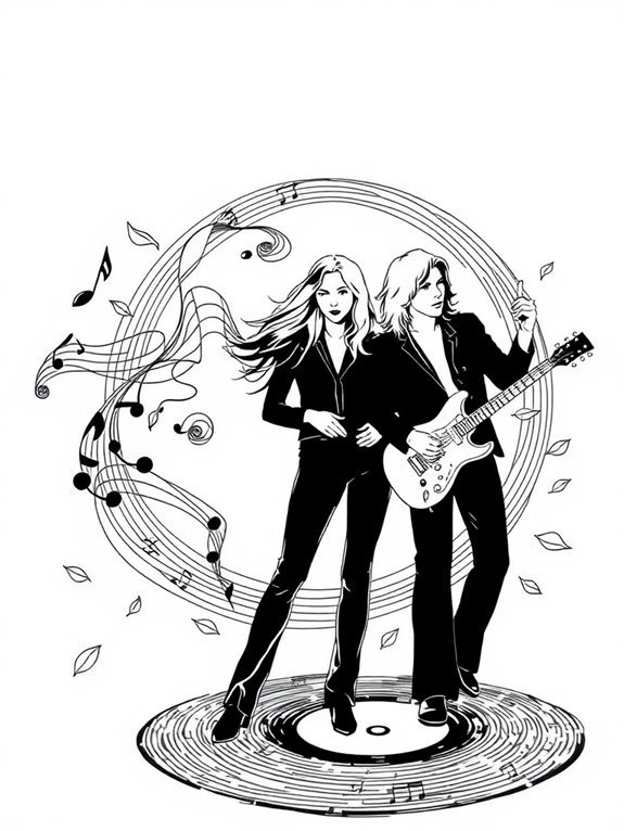 fleetwood mac line art