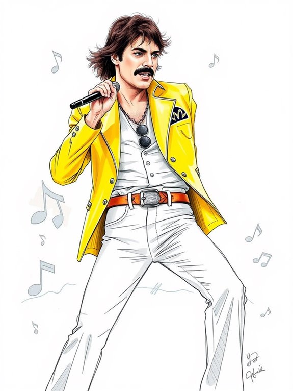 freddie mercury artistic representation