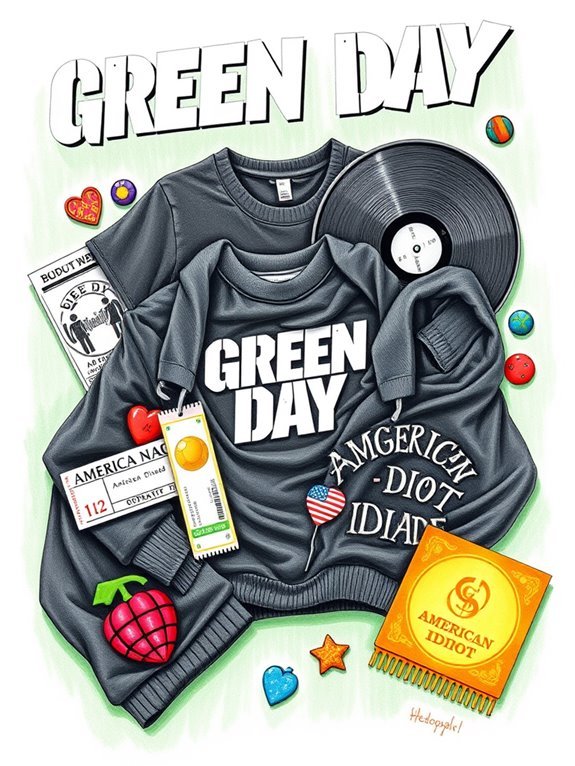 green day merchandise illustration