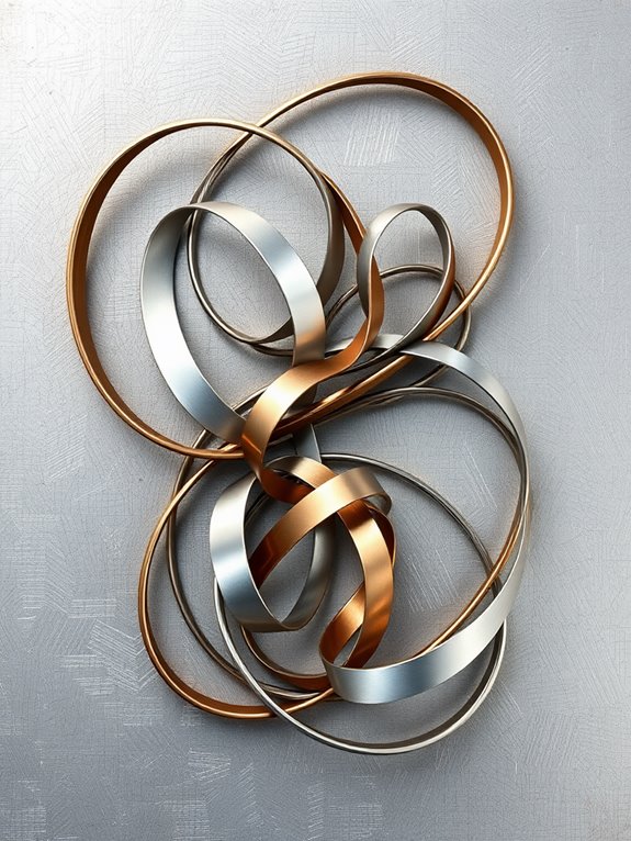 metallic artistic expression technique