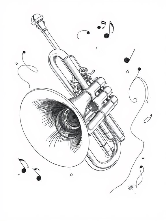 musical instrument design illustration