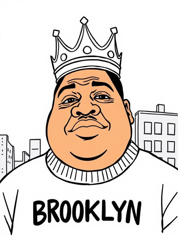 notorious b i g artwork sketch