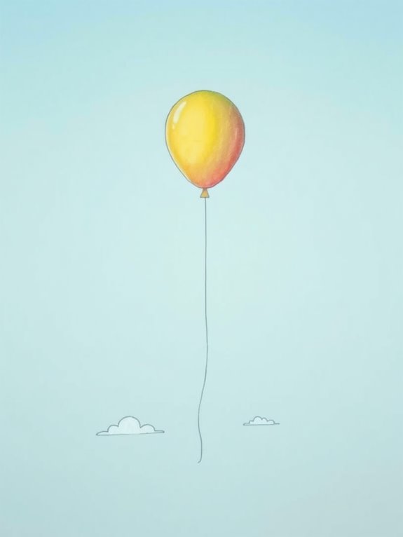 simple coldplay balloon sketch