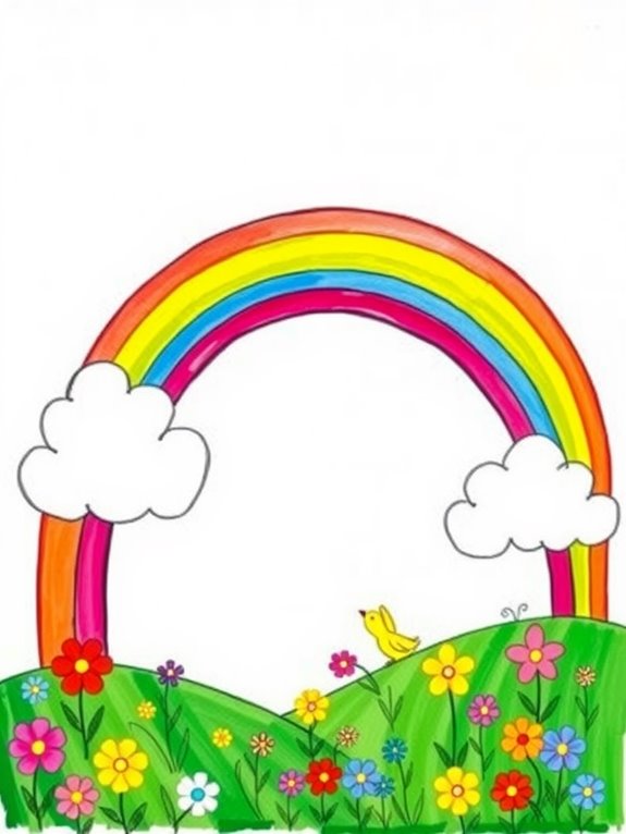 vibrant and cheerful artwork